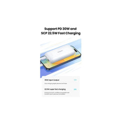 UGREEN 10000mAh PD-30WTwo-way Fast Charging Power Bank PB501