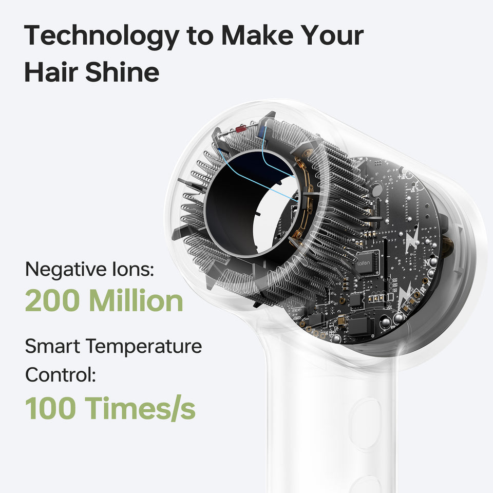 Laifen Mini Compact High-Speed Hair Dryer 1100W - 19m/s - 110,000 RPM