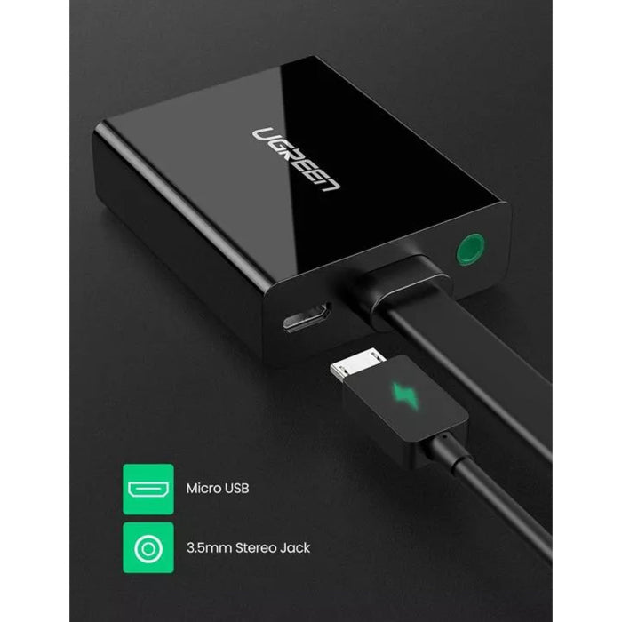 UGREEN HDMI to VGA Converter 25cm (Black)