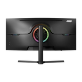Rampage CYCLOPS CY34R180 34-Inch Curved Gaming Monitor 180Hz 0.5ms Fast VA HDR FreeSync RGB - Black