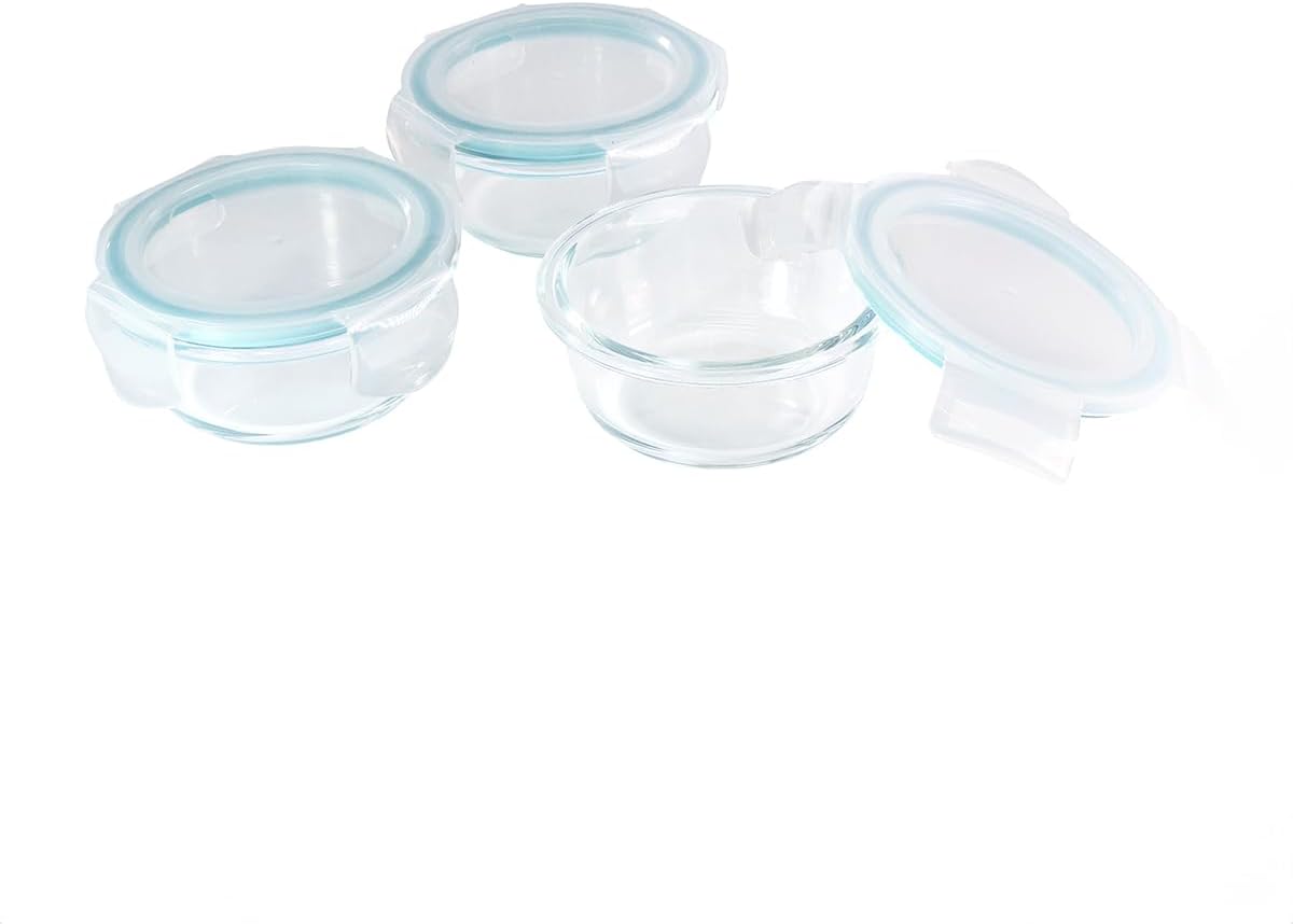 Westinghouse, 3-Piece Round Glass Storage Set