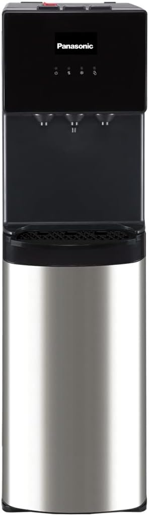 Panasonic Bottom Loading Water Dispenser, SDM-WD3438BG Black/ Stainless Steel