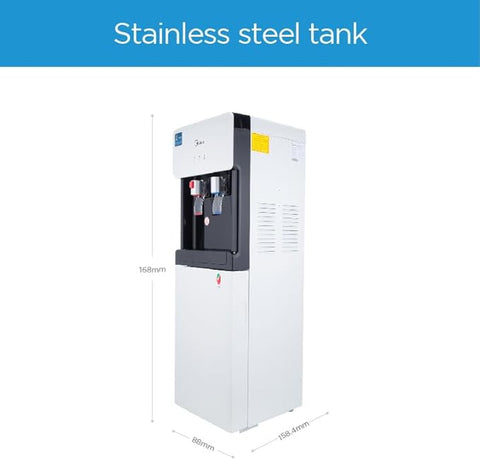 Midea Water Dispenser, Free-Standing, 2 Taps, Hot & Cold, with Cabinet