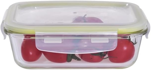 Westinghouse, 6-Piece Glass Food Storage Container Set - Airtight Lids - 320ml to 1520ml