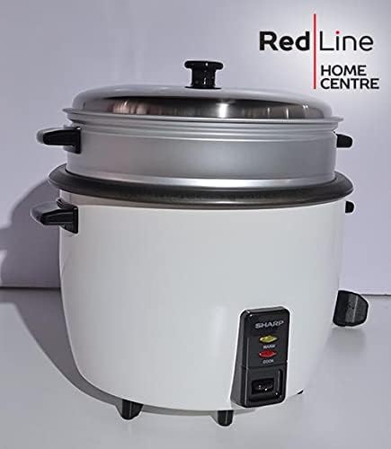 SHARP 1.8L Rice Cooker with Steamer & Coated Inner Pot