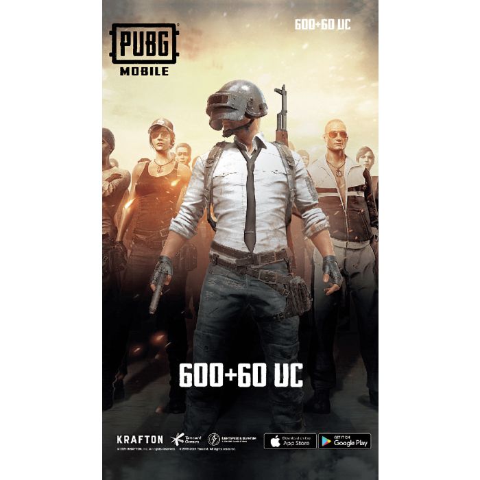 PUBG Game Point - (600 + Free 60 UC) - $10