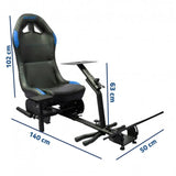 GAMAX RACING SEAT  (BLUE - RED )