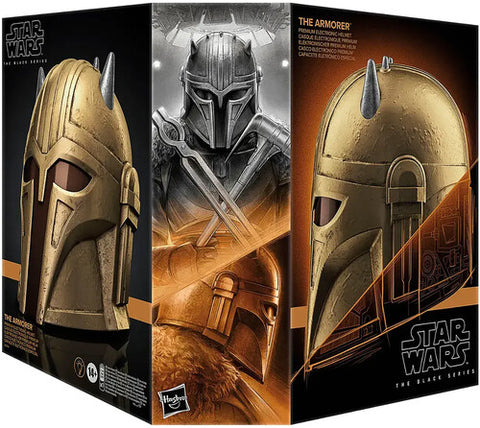 Hasbro G0704, Star Wars The Black Series The Armorer Premium Electronic Roleplay Helmet