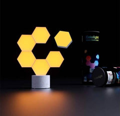 مجموعة Lifesmart Cololight Pro - مجموعة مكونة من 6 قطع مع قاعدة حجرية