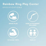 INTEX Rainbow Ring Play Center ,2 Years And Above, Multi Color, 57453Np