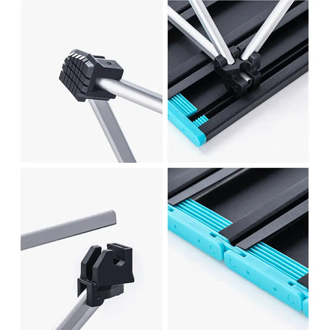 Naturehike FT08 aluminum alloy folding table (Small) - Rock Black (41*34.5*29)