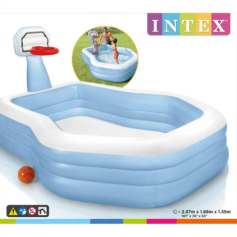 INTEX Swim Center Shootin Hoops family Pool