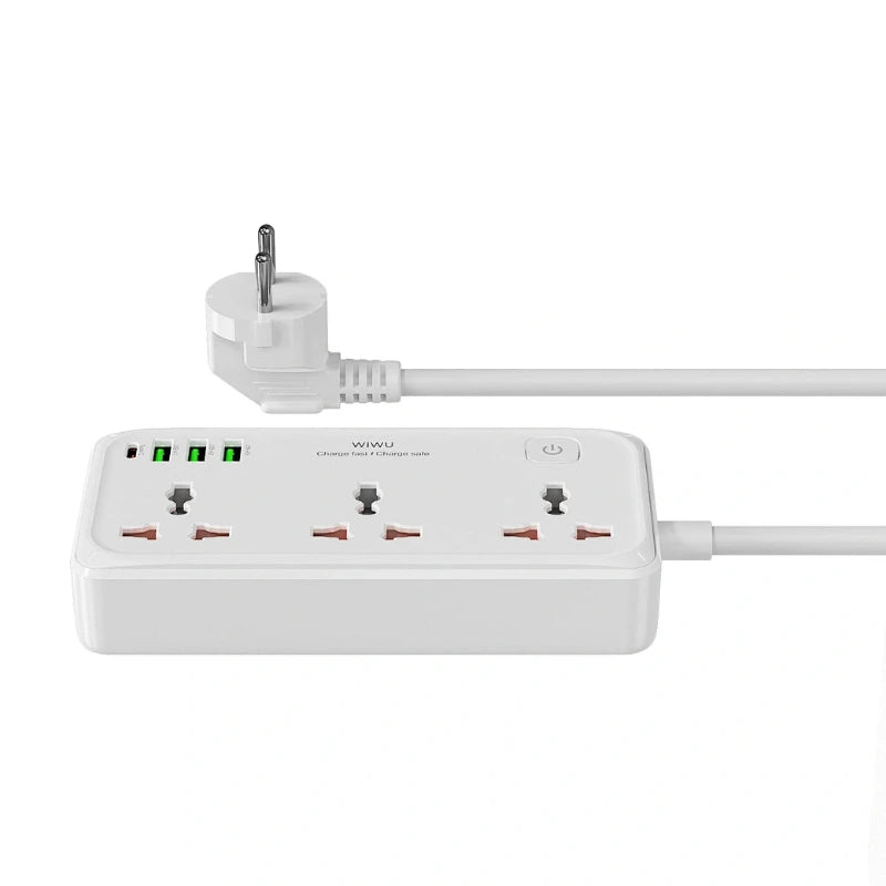 WiWU Wi-S005 30W Cube GaN Multifunction Power Strip EU/UK