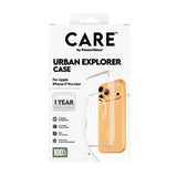 Care by PanzerGlass Flagship Case Transparent Urban Explorer w. White MagSafe iPhone 17, 17 Air, 17 Pro, 17 Pro Max
