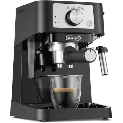 Delonghi EC260.BK, StilosaTraditional Barista Pump Espresso Coffee Machine, Black