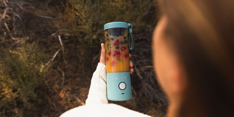 Blendjet V2 Portable Blender 16oz, Smoothie Maker, Fruit Blender, BPA-Free, 475ml, 200W, Sports Bottle, USB-C Rechargeable - Glacier