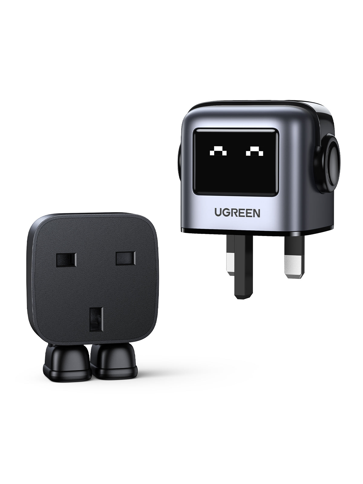 UGREEN Nexode RG 65W 3-Port GaN Fast Charger UK Grey CD361