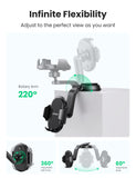 UGREEN LP405, Waterfall-Shaped Suction Cup Phone Mount - Black