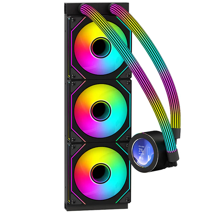 GAMEON KRAKEN N360 360mm LCD Display Liquid CPU Cooler With ARGB Tube