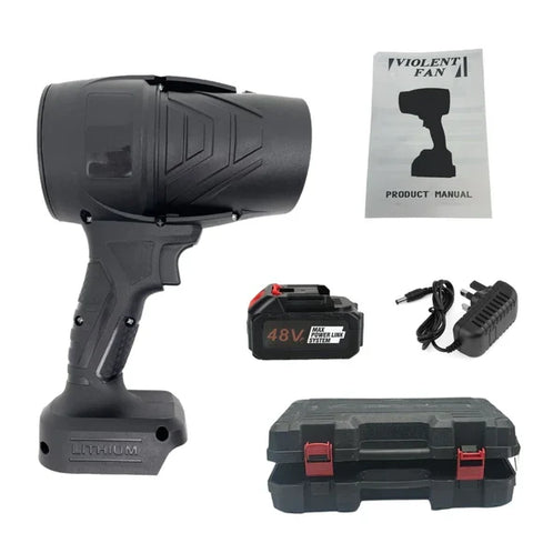 TB Turbo Air Blower – Powerful Rechargeable Motor - Low Noise - Battery 300 mah