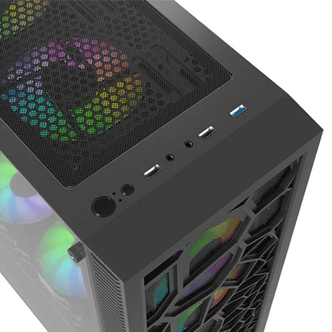 جهاز ألعاب i5 - معالج Intel Core i5-12400F، كرت شاشة RTX 3050 6GB، نظام تشغيل Windows 11 Pro