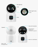 ZOSI INDOOR PT CAMERA WITH DUAL LENS 2MP+2MP