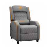 Cougar Sofa Ranger One Grav HeadRest And Lumbar Pillow Side Storage Pocket - Grey/Orange