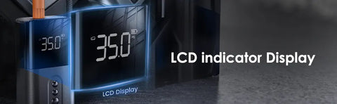 Energizer Portable Air Compressor- 4 Operational Modes, 6000 mAh- Power bank - Black