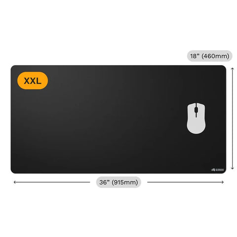 Glorious, GMP 2 Edgeless Cloth Gaming Mouse Pad XXL (460 mm x 915 mm) - Black