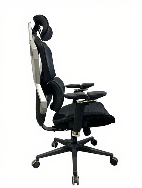 Sades Phoenix Adjustable Mesh Gaming Chair with Gamax RGB Carbon Fiber Gaming Desk