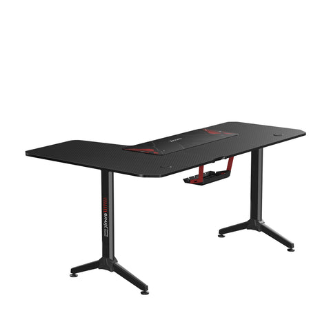 Gamax -R Gaming Table (L-Shaped) 160*100*75cm - Right ( Installation not included )