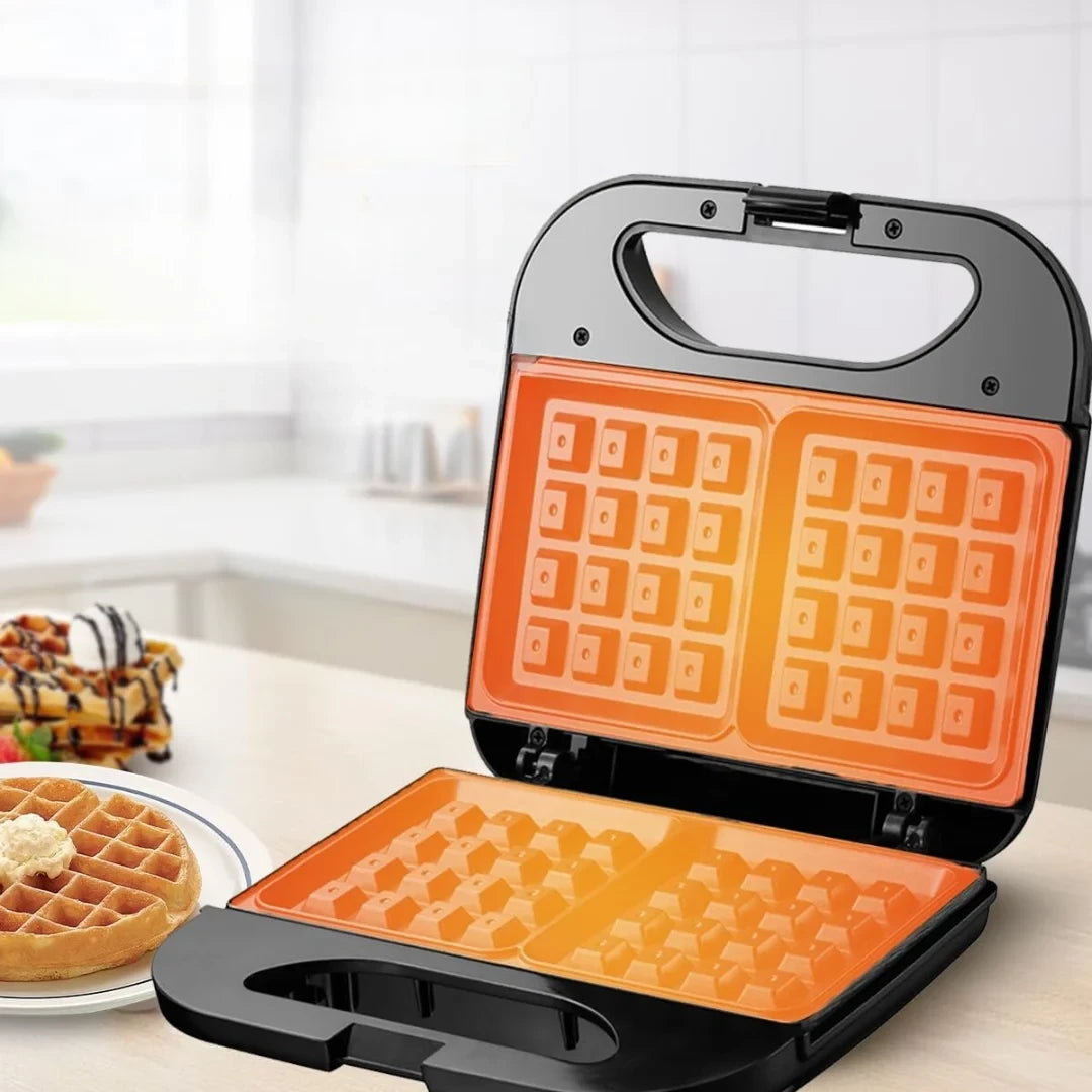 Sumo, Electric Waffle Maker with Dual Molds and Indicator Lights – SM-7223