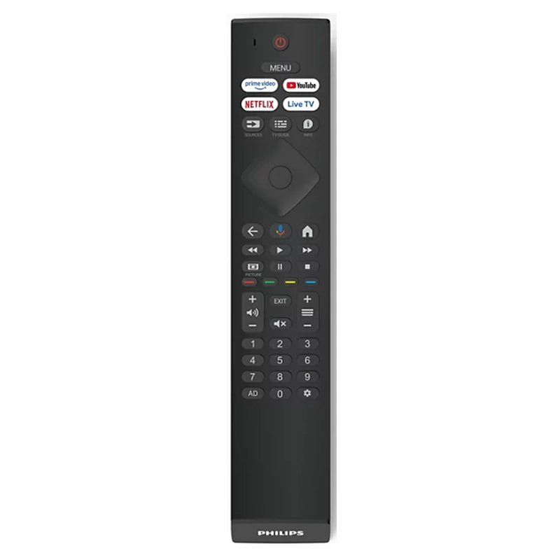 فيليبس تلفزيون 43 بوصة UHD LED يعمل بنظام Google TV، موديل 43PUT7330/56 - أسود