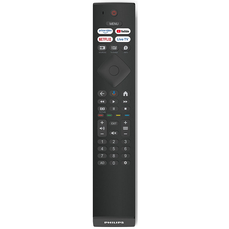 فيليبس تلفزيون 65 بوصة، دقة UHD، تقنية LED، يعمل بنظام Google TV، موديل 65PUT7330/56 – أسود