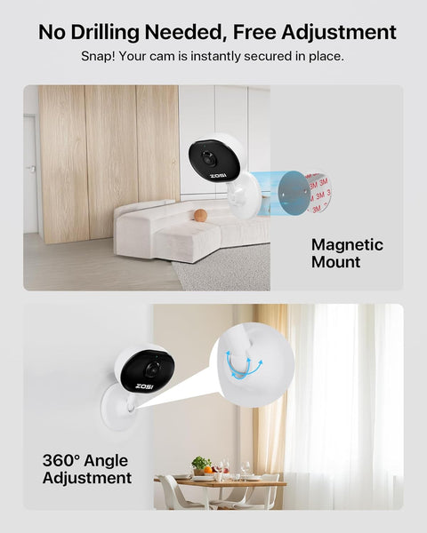ZOSI 2.0MP INDOOR CAMERA
