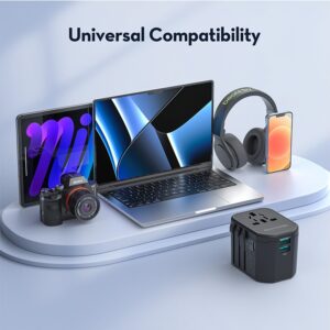 شاحن سفر Ravpower RP-PC1033 Pd Pioneer بقوة 20 واط و3 منافذ