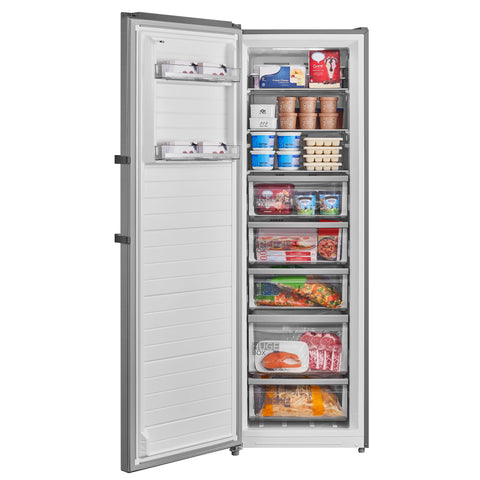 Midea Refrigerator/Freezer GR 385L/Net 257L/Upright/Stainless Steel
