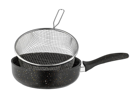 Saflon Deep Fryer Pan with Basket – 28 cm