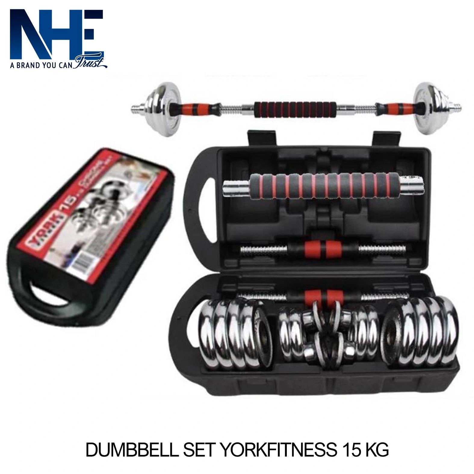 إن إتش إي طقم دمبلز قابل للتعديل ١٥ كجم