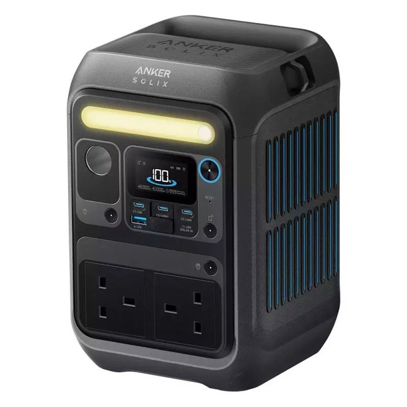 Anker SOLIX C300X Portable Power Station, 288Wh LiFePO4 Battery, 600W SurgePad, A1723211