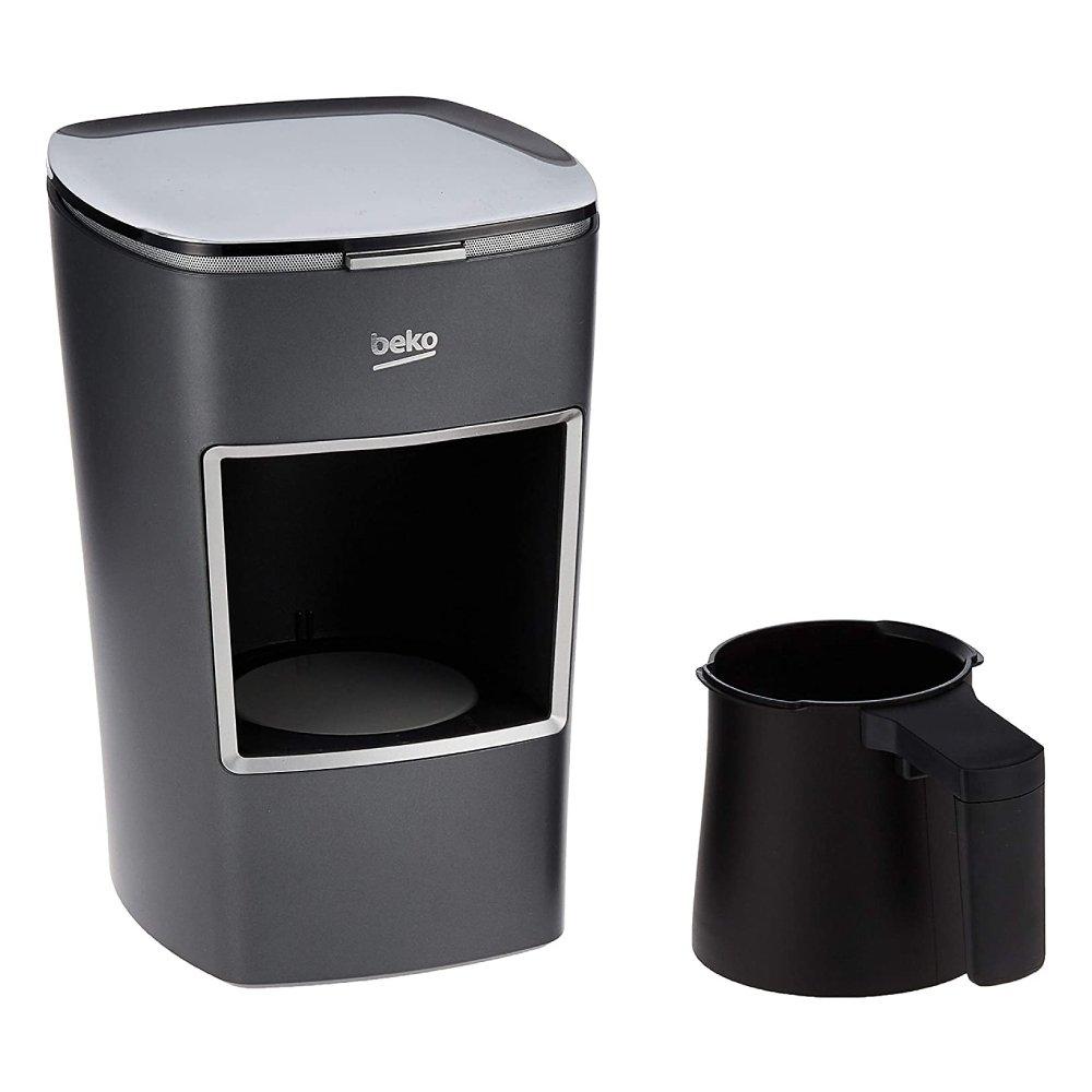 بيكو صانعة القهوة التركية BKK 2300 – 670 واط، 1.2 لتر، خاصية منع الانسكاب، تحكم بزر واحد، لون رمادي