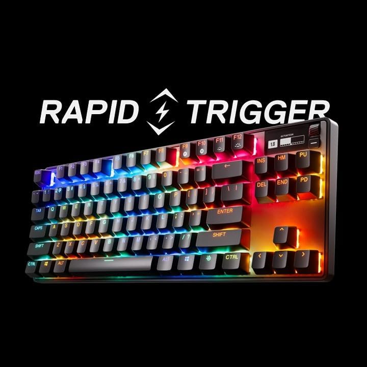 ستيل سيريس لوحة مفاتيح الألعاب الميكانيكية اللاسلكية أبيكس برو تي كي إل (2023) - تصميم امريكي
