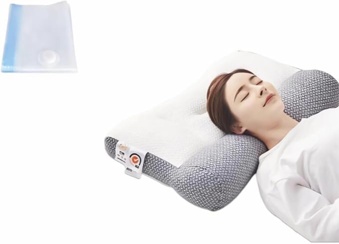 Neck Pillow Super Ergonomic Pillow - Protect Your Neck and Spine,Ergonomic Pillows for Sleeping,Pillow for All Sleeping Positions