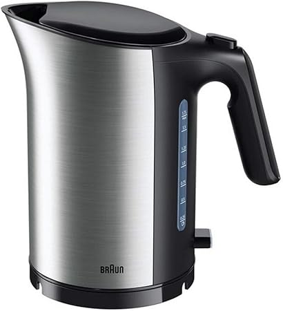 Braun 3000W Electric Kettle, Black, 1.7 Liters