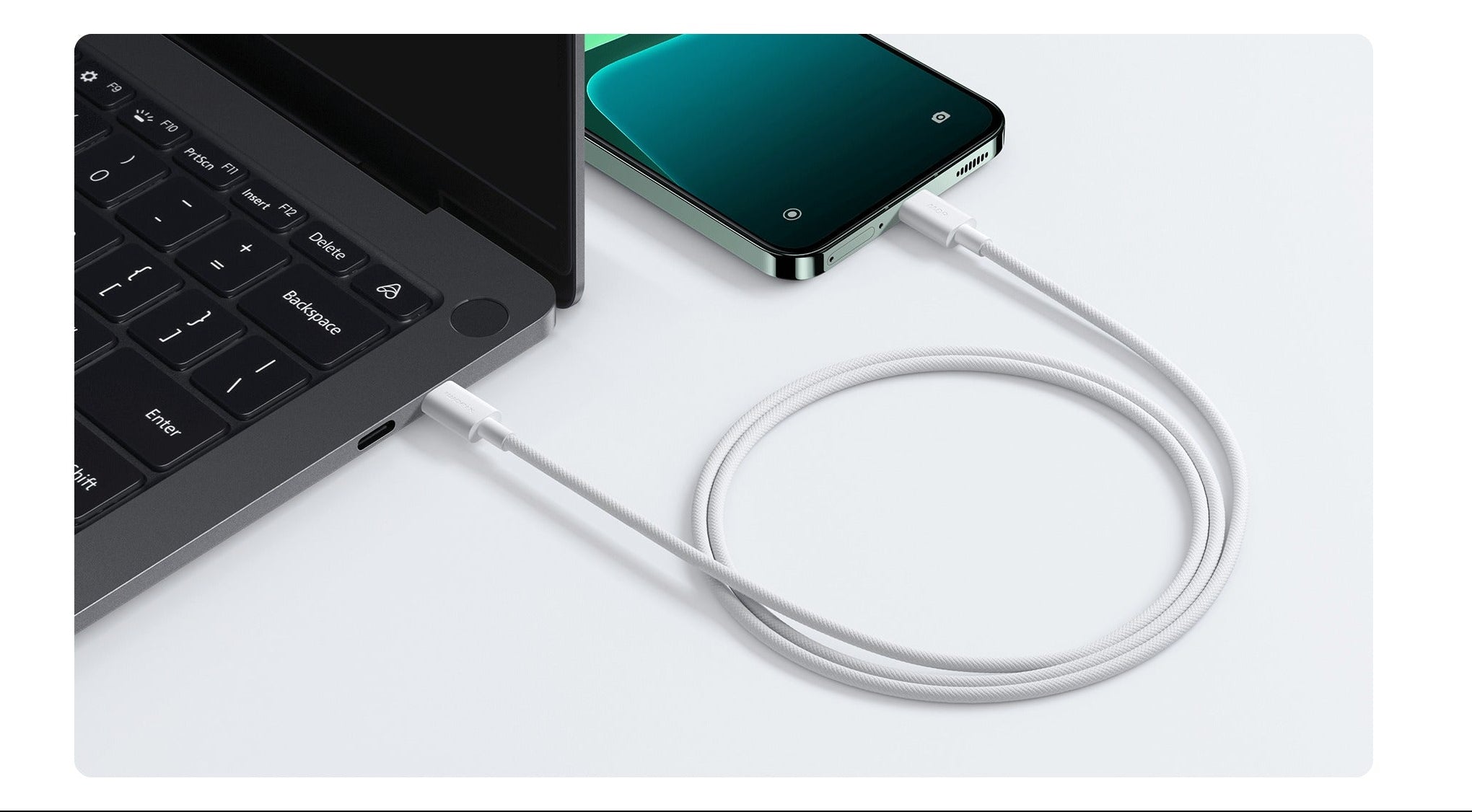 Xiaomi 3A Braided USB-C to USB-C Cable 1m, 60W Fast Charging & Durable Design