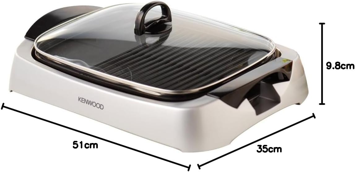 KENWOOD HEALTH GRILL 2000W SILVER - HG266
