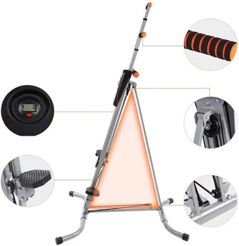 Black Bull Vertical Climber Full Body Workout Machine for Home Gym UMSB113