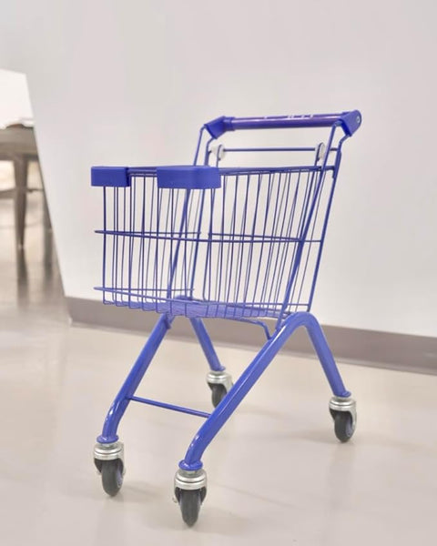 KidKartz Metal Shopping Cart for Kids,  Blue