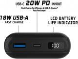 Energizer QE20008PQ_BK, 20000 mAh Wireless Power Delivery Power Bank 15W Max - Black