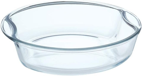 Borosil Round Glass Baking Dish – 2.5 L